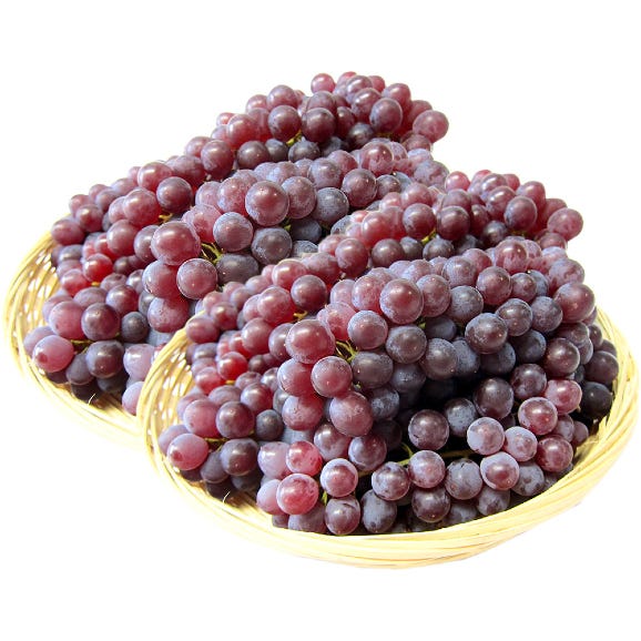 山形県産　デラウェア　約2kg　9～12房　2～3L　※冷蔵　送料無料
